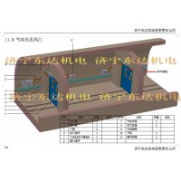 岽达矿用swm1.5*1.8全自动智能风门百叶窗调节可定制